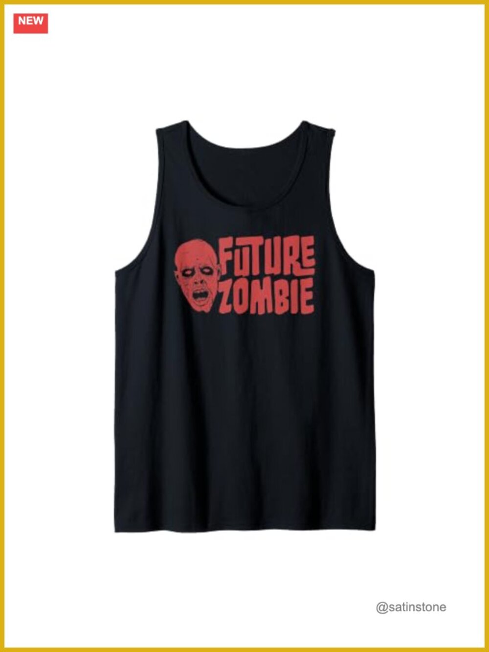 Future Zombie Halloween Costume Tank Top Sleeveless Fitness Casual